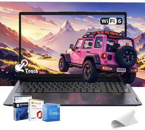 Lenovo IdeaPad 15.6" Touchscreen Laptop, (1920x1080) FHD Display, Intel Core i5 1235U, 16GB Memory, 512GB PCIe SSD, Windows 11Pro, 1-Year Office 365 (16GB RAM | 512GB PCIe SSD)