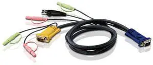 ATEN 2L-5303U 3M USB KVM Cable with 3 in 1 SPHD and Audio