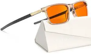 ANYLUV Blue Light Blocking Glasses for Men/Women Upgraded Carbon Fiber Temples Glasses Anti Eyestrain & Gaming Protection