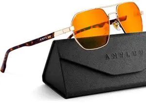 ANYLUV Blue Light Glasses for Woman/Men, Blue Light Blocking Glasses Women Computer Gaming Glasses for Eye Protection