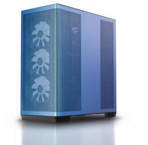 APNX C1-R Mid-Tower ATX High Airflow PC Case, 4x120mm PWM ARGB Fan, 11 Fan Slots, 360mm Radiator Support, 5-Port PWM ARGB Hub, Back-Connect Motherboard Support, Tempered Glass Panel, ChromaFlair