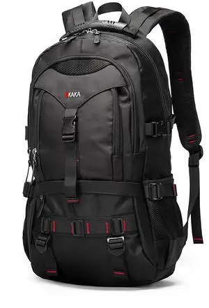KAKA Travel Backpack Fight Approved with 17.3 inch Laptop Lackpack Compartment Outdoor Duffle Bag for men and women
