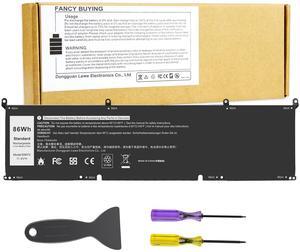 86Wh 69KF2 Battery for Dell XPS 15 9500 9510 9520 9530 Alienware M15 R3 R4 R5 R6 R7, M16 R1, M17 R3 R4 Precision 5550 5560 5570 Inspiron 7510 7610 7620 P87F P91F P45E 0GFJ6 Vostro 7510 7620