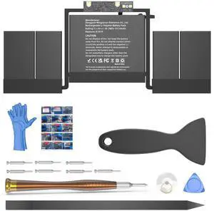 JGTM A1706 Battery Replacment, A1819 Battery for MacBook Pro 13 inch Late 2016 Mid 2017 with Touch Bar Version Model A1706 EMC 3071 3163 Capacity 11.41V 49.2Wh 4320mAh