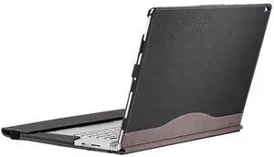 Detachable Laptop Case for Microsoft Surface Book 3 2 1 15 inch [Not Other Models] Tablet PC Cover Notebook Sleeve Computer Bag with Stylus Holder (Grey, 15 inch)