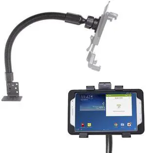 iBOLT TabDock Flexpro - Heavy Duty Floor Mount for All 7" - 10" Tablets (iPad, Nexus, Samsung Galaxy Tab) for Cars, Vans, Large Trucks : Great for Telematics and Fleets