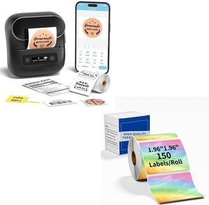 ItriAce M220 Label Maker, Upgrade Barcode Printer Prints 0.78-3.14 inch, Label Maker Machine with Tape for Small Bussiness & Homeuse, 1.97" Thermal Labels for M220 Label Maker