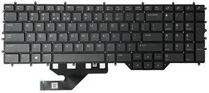 JINTAI Backlit KeyBoard Replacement for Dell ALIENWARE M17 R2 M17 R3 RGB Backlit KeyBoard US BLACK CN: 019PK2 PK132VQ2C01