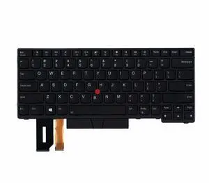 Laptop Replacement US Layout Backlit Keyboard for Lenovo ThinkPad E480 E485 L480 T480s E490 E495 T490 L490 01YP280