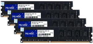 32GB DDR3 Desktop RAM 4X 8GB 1600MHz PC3L 12800U DIMM Memoz 5 Years Warranty