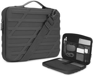 NIDOO 14 inch Laptop Sleeve Carrying Case Computer Bag for 14" MacBook Pro M4 M3 2024/13" 13.6" MacBook Air/ 13.5" Surface Laptop 6 5/ Asus ZenBook 14/Lenovo ThinkPad Shockproof Hardshell Handle