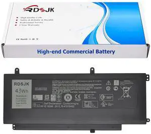 D2VF9 Laptop Battery for Dell Inspiron 15 7547 7548 Vostro 14 5459 14-5459D-1308S 14-5459D-1328S 14-5459D-1408S 14-5459D-1528G 14-5459D-1528S Series 0PXR51 PXR51 0YGR2V YGR2V 4P8PH G05H0 11.1V 43Wh