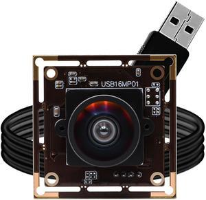 SVPRO 16MP Wide Angle USB Camera for Computer,USB Camera Module 1/2.8" CMOS IMX298 UVC 3D Printer Camera Video Webcam,USB Industrial Camera Module with 3.3ft/1m Cable
