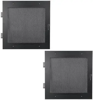 Sound Town Server Rack Doors, for STRK-M12U Server Rack (STRK-DS12U)