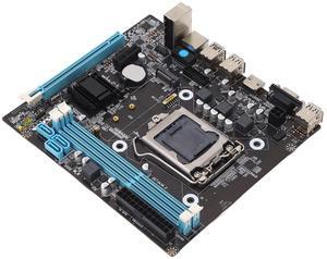 Sxhlseller H81 M ATX Motherboard for Intel 4th Gen Core i3 i5 i7, Celeron G, Pentium G Processors with Channel DDR3, Micro ATX PC Board, High Speed M.2 Interface