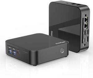 DreamQuest Mini PC Windows 11 Pro Preloaded, Intel N150 (up to 3.6GHz) Mini Desktop Computers 16GB DDR4 512GB SSD, USB C, DP, HDMI, USB 3.2, Dual LAN,WiFi, Bluetooth, Support 4K 60Hz, Support Linux