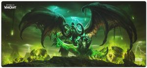 World of Warcraft Illidan Gaming Mouse Pad, Computer Mouse Mat, Flat Stitched Edge, Non-Slip Rubber Base, Gamers & Office Use, 35 x 16 - Officially Licensed