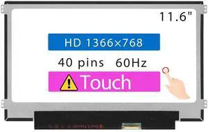 11.6" Screen Replacement for Acer Chromebook 11 C771T C732T C732LT for Chromebook 311 C722T C733T CB311-12HT 11HT 9HT for Chromebook 511 C741LT C734T LCD Display (40 pins HD 1366 * 768 Touch)