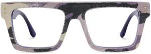 Zeelool Classic Oversized Aviator Blue Light Blocking Glasses for Men TV Phone Computer Gaming Glasses Killian ZJGA358799-02 Purple