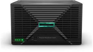 Hewlett Packard Enterprise ProLiant MicroServer Gen11 Tower Server w/one Intel Pentium Gold G7400 Processor, 2-core 16GB-U, iLO-M.2-Serial Port kit, 4LFF-NHP 1TB HDD (HPE Smart Choice P74439-005)