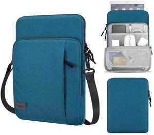 MoKo Laptop Sleeve Bag for 13.3-14 Inch, Notebook Carrying Case with Pocket Fits New MacBook Pro M3/M2 14" /13" M2/M1 Pro/M1 Max 14.2 2023-2021/Air 13.6" M2 2022, Surface Pro 9/8 13", Peacock Blue