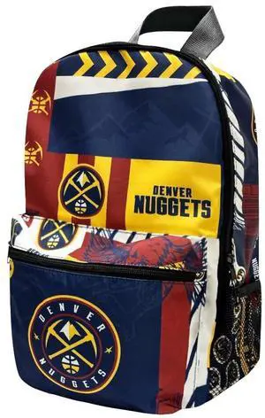 Pro Specialties Group Denver Nuggets basketball travel backpack, hiking, gym Backpack durable bag designed for men and women. Ideal for Adults, extra-large & waterproof use for various activities