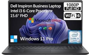 Dell Inspiron 15 3000 Laptop Computer, FHD 15.6 Laptop PC Notebook, Lifetime Office, Intel 6-Core i3, 40GB RAM 1TB SSD+512GB Docking Set, Windows 11 Pro, Copilot AI, 10-Key Number Pad
