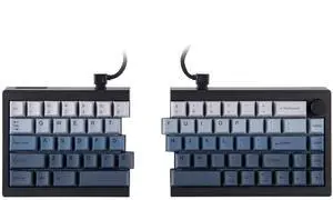 EPOMAKER Split65 QMK/VIA Programmable Keyboard, Wireless Mechanical Keyboard in 2.4Ghz/Bluetooth/Type-C, Ergonomic Gaming Keyboard in Split Layout with RGB Backlit (Flamingo Switch)
