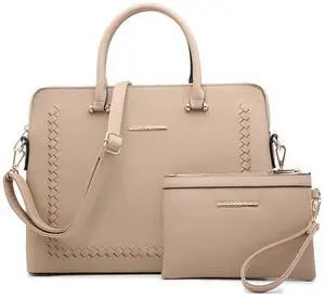 Dasein Laptop Bag for Women 14 Inch Computer Messenger Shoulder Bag Large Capacity Business Office Professional Work Tote