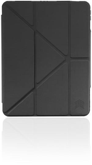 STM OPP Case for Apple iPad Air 11"(M3 2025 / M2 2024)|iPadPro 11" (4/3/2/1 Gen)|iPadAir 10.9" (5/4 Gen) Slim Light Protective Cover, Transparent Back, w/Apple Pencil Storage, Auto Sleep/Wake - Black