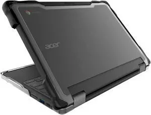 Gumdrop SlimTech Case Fits Acer Chromebook Spin 511/R753T (2-in-1). Designed for K-12 Students, Teachers and Classrooms - Drop Tested, Rugged, Shockproof Bumpers for Reliable Device Protection - Black