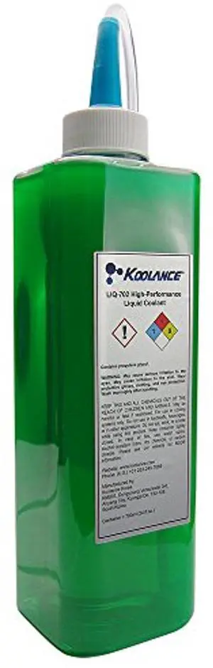 Koolance LIQ-702GN-B 702 Liquid Coolant, High-Performance, UV Green, 700ml (24 fl oz)
