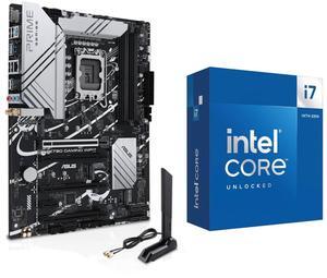 INLAND by Micro Center CPU Motherboard Intel i7-14700K 14th Gen 20-Cores LGA 1700 Desktop Processor with ASUS Z790 Gaming WIFI7 ATX Motherboard