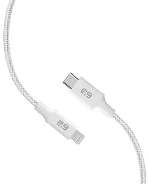 PureGear Braided USB C to Lightning Cable, Apple MFi Certified Charging Data Sync Cable Support Power Delivery & Type C Chargers for iPhone 14,14 Pro, 14 Pro Max,12,11,Xs,XR,X,SE,iPad (6 FT) (White)