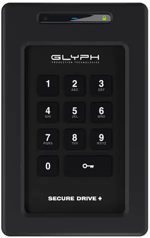 Glyph SecureDrive+ Portable External Hard Drive 2TB Glyph SecureDrive+ Portable External Hard Drive 2TB