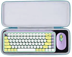 Aenllosi Hard Carrying Case Compatible with Logitech POP ICON Combo/POP Keys Mechanical Wireless Keyboard (Purple)(Case Only)