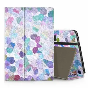 ANNAPRO Case for  Kindle Fire HD 10 Tablet (13th/11th Generation, 2023/2021 Release) & Fire HD 10 Plus Tablet - Slim Folding Stand Folio Cover with Auto Wake/Sleep and Hand Strap, Watercolor
