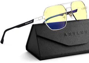 ANYLUV Blue Light Glasses for Woman/Men, Blue Light Blocking Glasses Women Computer Gaming Glasses for Eye Protection