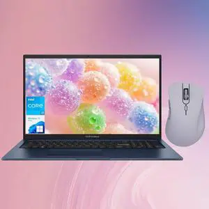 ASUS Vivobook 17.3 FHD Daily Laptop, Intel Core i3-1215U, Intel UHD Graphics, 36GB RAM, 2TB SSD, HDMI, Webcam, Wi-Fi, Windows 11 Home, Blue, Bundle with Thunderobot ML101 Purple Wireless Mouse ASUS Vivobook 17.3 FHD Daily Laptop, Intel Core i3-1215U, Intel UHD Graphics, 36GB RAM, 2TB SSD, HDMI, Webcam, Wi-Fi, Windows 11 Home, Blue, Bundle with Thunderobot ML101 Purple Wireless Mouse
