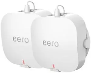 Professional Wall Mount for eero Pro 6/6E - Enhanced Cooling Design, Zero Signal Loss, Power Cable Management, Complete Installation Kit! (2 Pack)