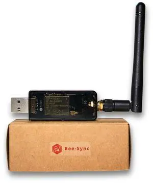 Bee-Sync, Zigbee 3.0 USB Dongle Plus Gateway, Universal Zigbee USB Gateway with Antenna for Home Assistant, Smart Home, Open HAB etc, Wireless Zigbee 3.0 USB Adapter(1 Pack)