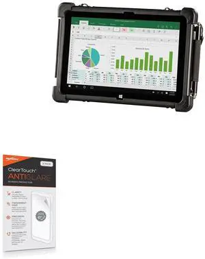 BoxWave Screen Protector Compatible with MobileDemand xTablet Flex 10 - ClearTouch Anti-Glare (2-Pack), Anti-Fingerprint Matte Film Skin