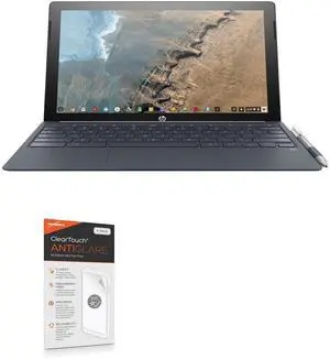 BoxWave Screen Protector Compatible with HP Chromebook x2 - ClearTouch Anti-Glare (2-Pack), Anti-Fingerprint Matte Film Skin for HP Chromebook x2