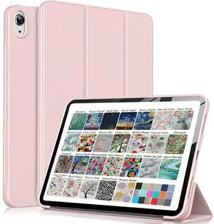 DuraSafe Cases for iPad Air 4th 5th 6th Gen 2020 2022 2024 Air 11 A2588 A2589 A2591 A2316 MM9E3LL/A MM9D3LL/A MME23LL/A MM9C3LL/A MM9F3LL/A MYFQ2LL/A MYFM2LL/A MYFR2LL/A MYFP2LL/A MM9N3LL/A - Pink