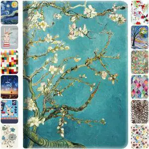 DuraSafe Cases for iPad 7.9 Inch Mini 3 Mini 2 Mini 1 [ Mini 3rd 2nd 1st ] Gen A1599 A1489 A1432 MH3F2LL/A Smart Auto Sleep Wake Profile Adjustable Viewing Angle Stand Printed Flip Cover - Blossom