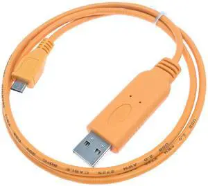 easyreen Micro USB Console Cable for HPE Aruba Wireless AP FTDI Console Cable JY728A AP-CBL-SERU 3.3V TTL USB Type A to Micro B 80CM