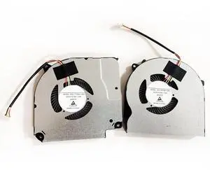 Fleshy Leaf Replacement CPU+GPU Cooling Fan for Clevo NH50EA NH50RA Series 6-31-NH5E2-102 6-31-NH5E2-202 EFC-70100V1-0AH EGC-77100V1-0AH