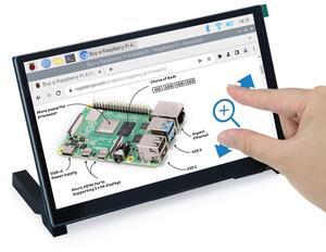 FREENOVE 7 Inch Touchscreen Monitor for Raspberry Pi 5 4 B 3 B+ A+, 800x480 Pixel IPS Display, 5-Point Touch Capacitive Screen, Driver-Free MIPI DSI Port