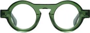 Round Reading Glasses 1.0 For Women/Men With Blue Light Blocking Protection,Flexible Spring Hinge Blue Blockers Computer Readers Anti Glare Bluelight Filter Eye Strain Eyeglasses,Green