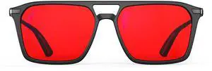 Goiteia Red Blue Light Glasses for Sleep-Blocking Blue & Green Light, Red Tinted Glasses for Relieve Eye Strain & Improve Sleep,Spring Hinges for Superior Comfort